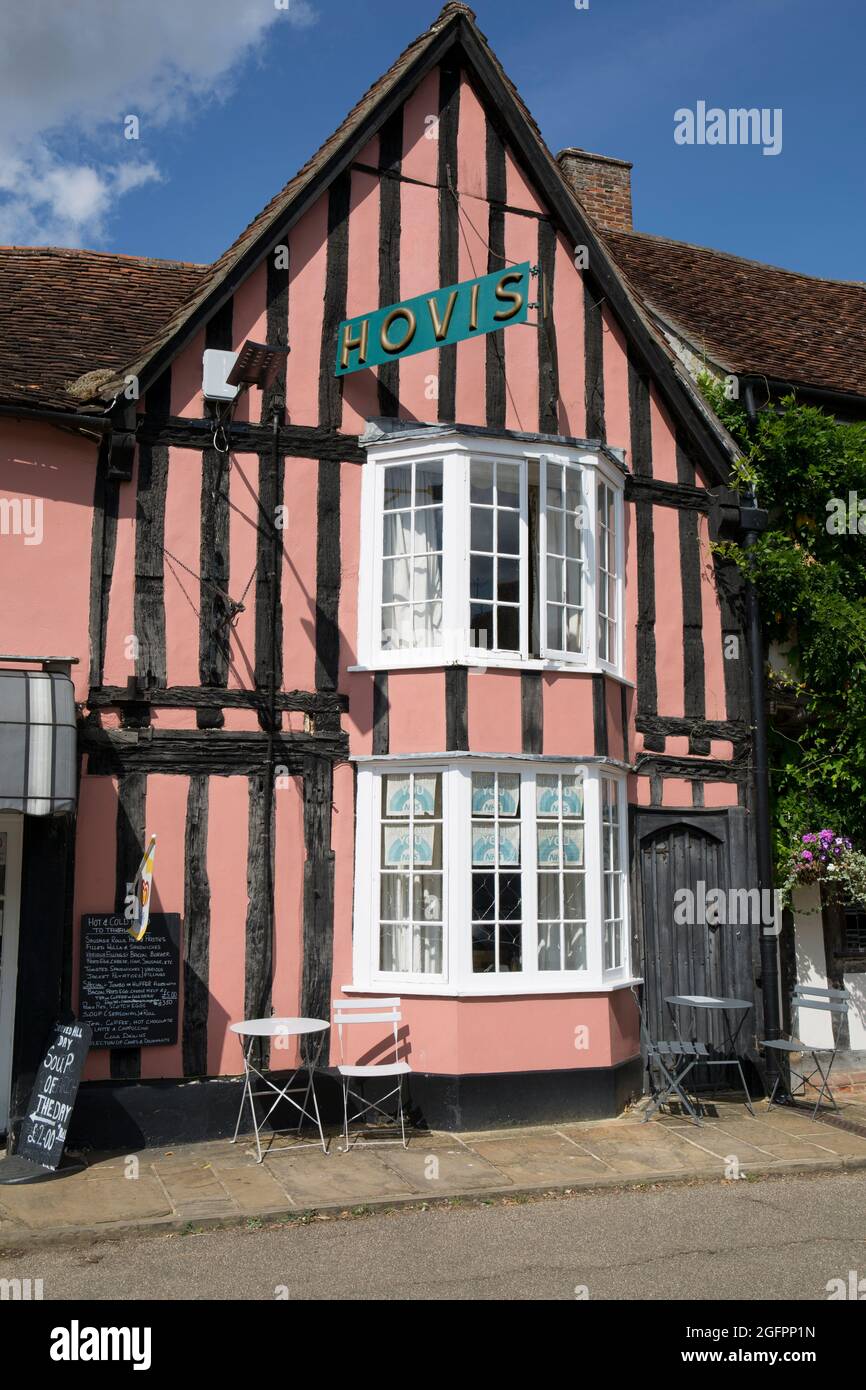 Market Square Lavenham Suffolk Stock Photo Alamy