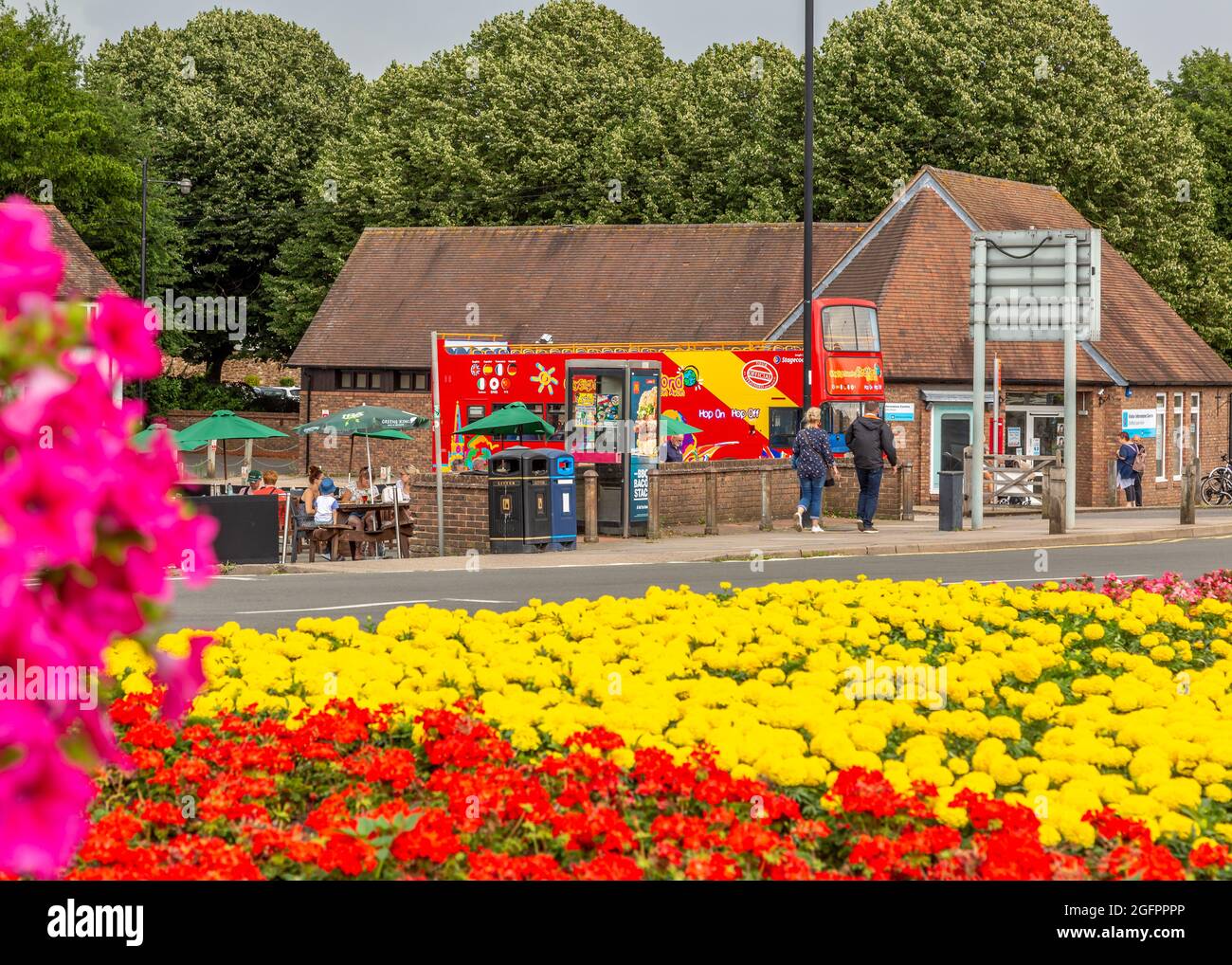Stratford upon Avon Town Centre views Stock Photo Alamy