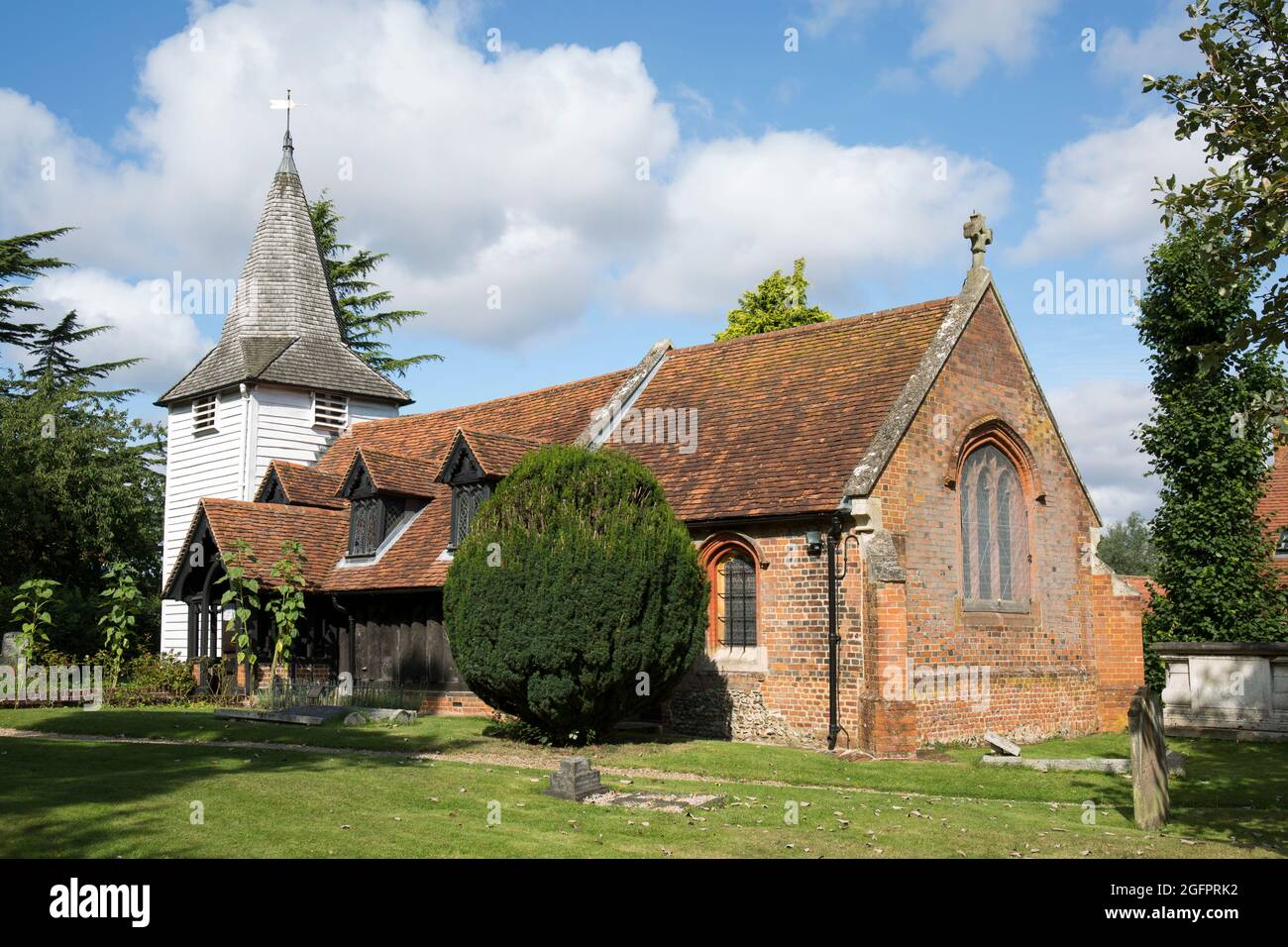 St Andrews Church Greensted Essex Stock Photo