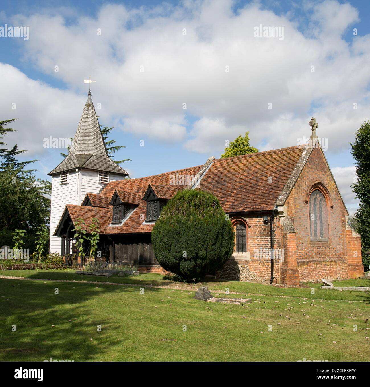 St Andrews Church Greensted Essex Stock Photo