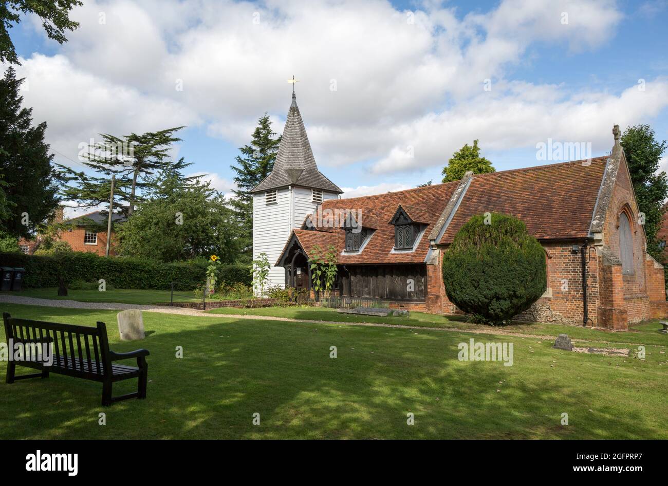 St Andrews Church Greensted Essex Stock Photo