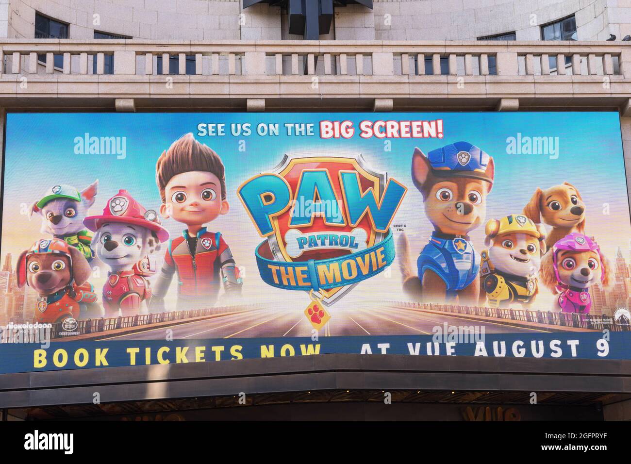 Movie poster PATROL at cinema across England UK Photo - Alamy