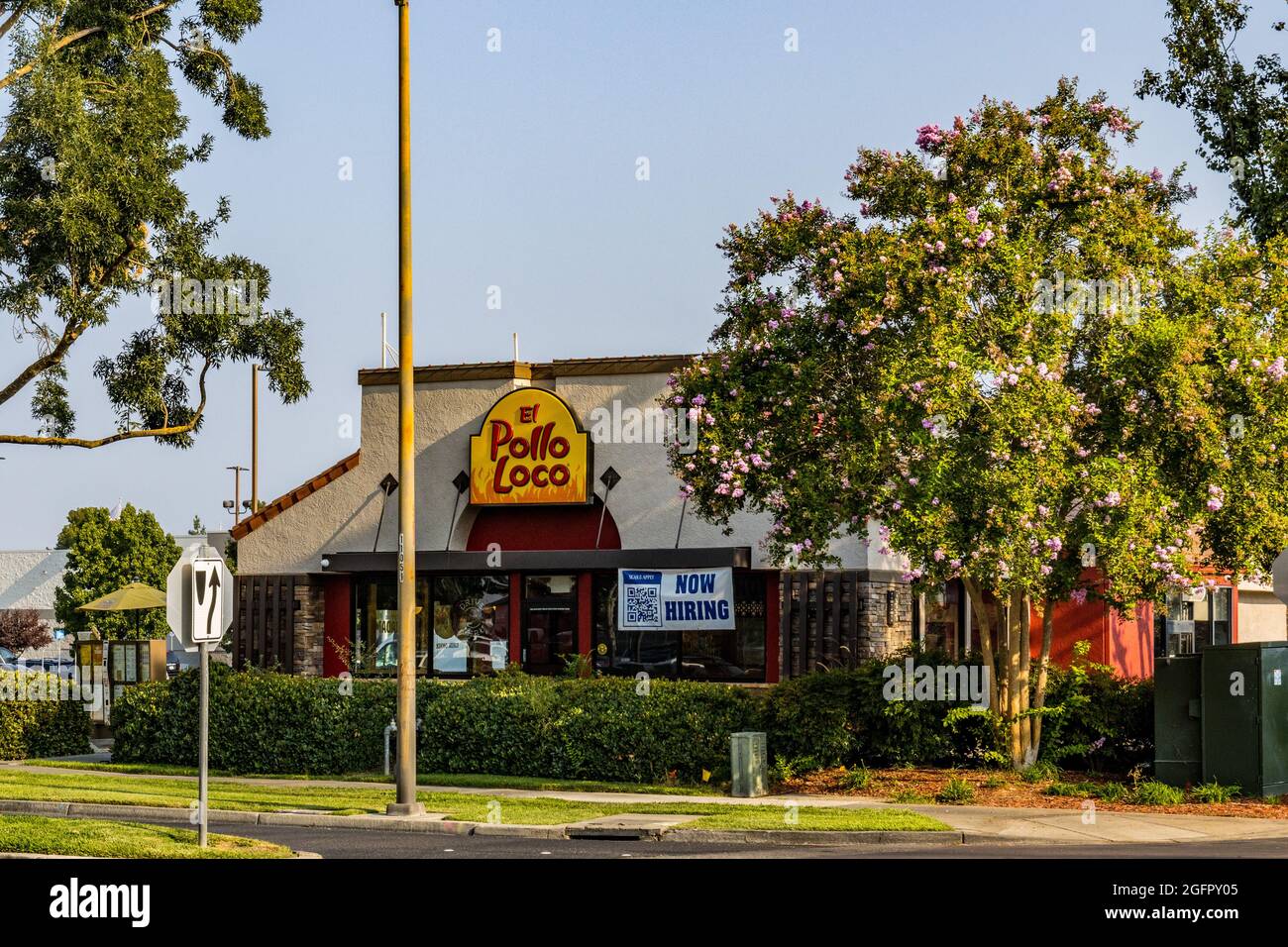 An El Pollo Loco restaurant in Modesto California Stock Photo Alamy