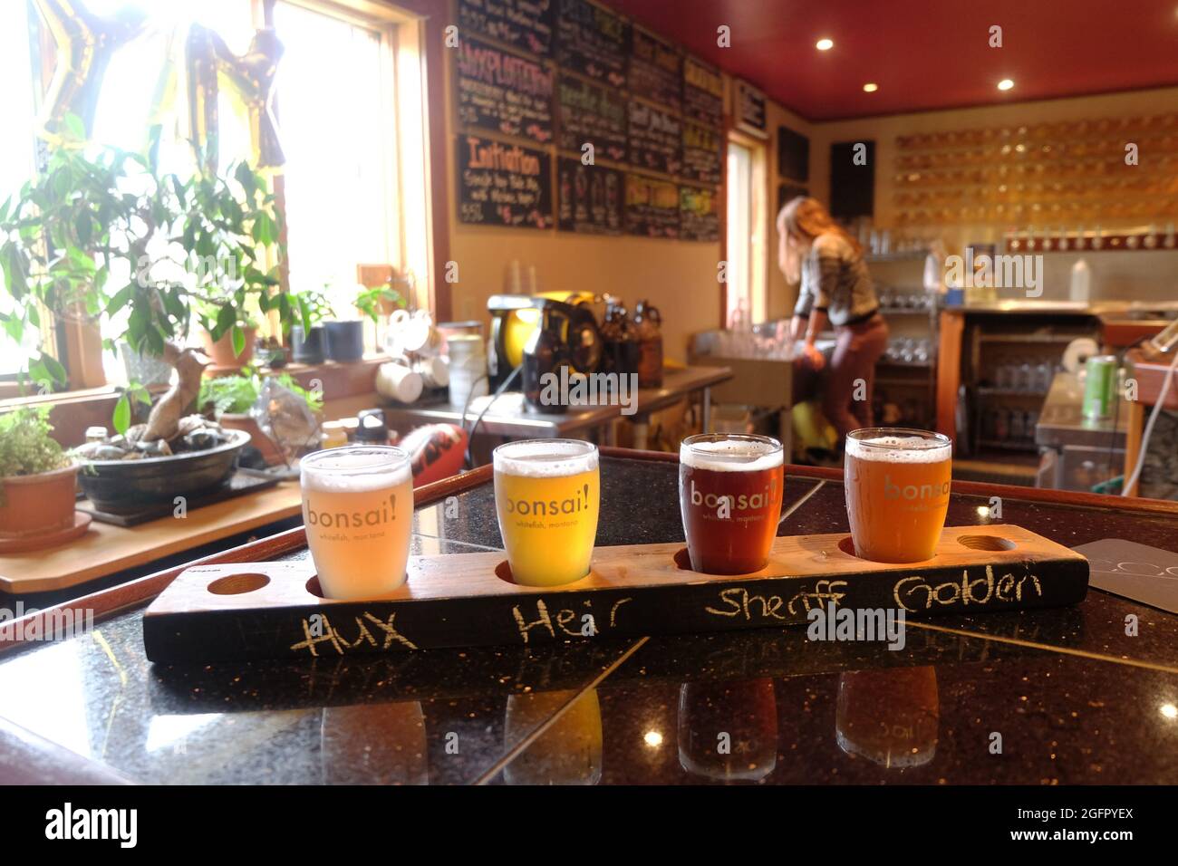 Bonsai brewery in whitefish, MT summer 2021 Stock Photo Alamy