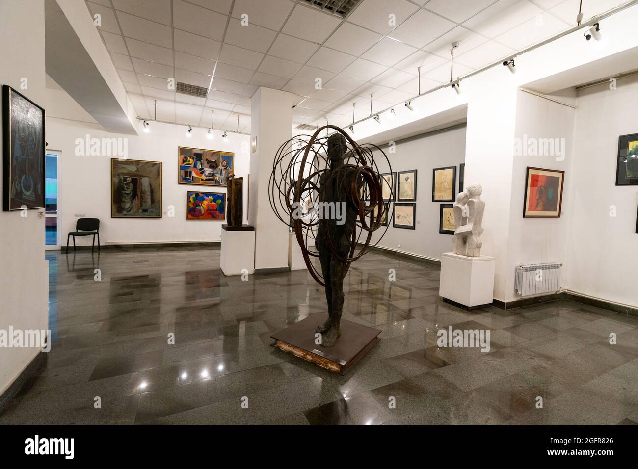 The Modern Art Museum of Yerevan is an art museum in Yerevan, Armenia. Stock Photo