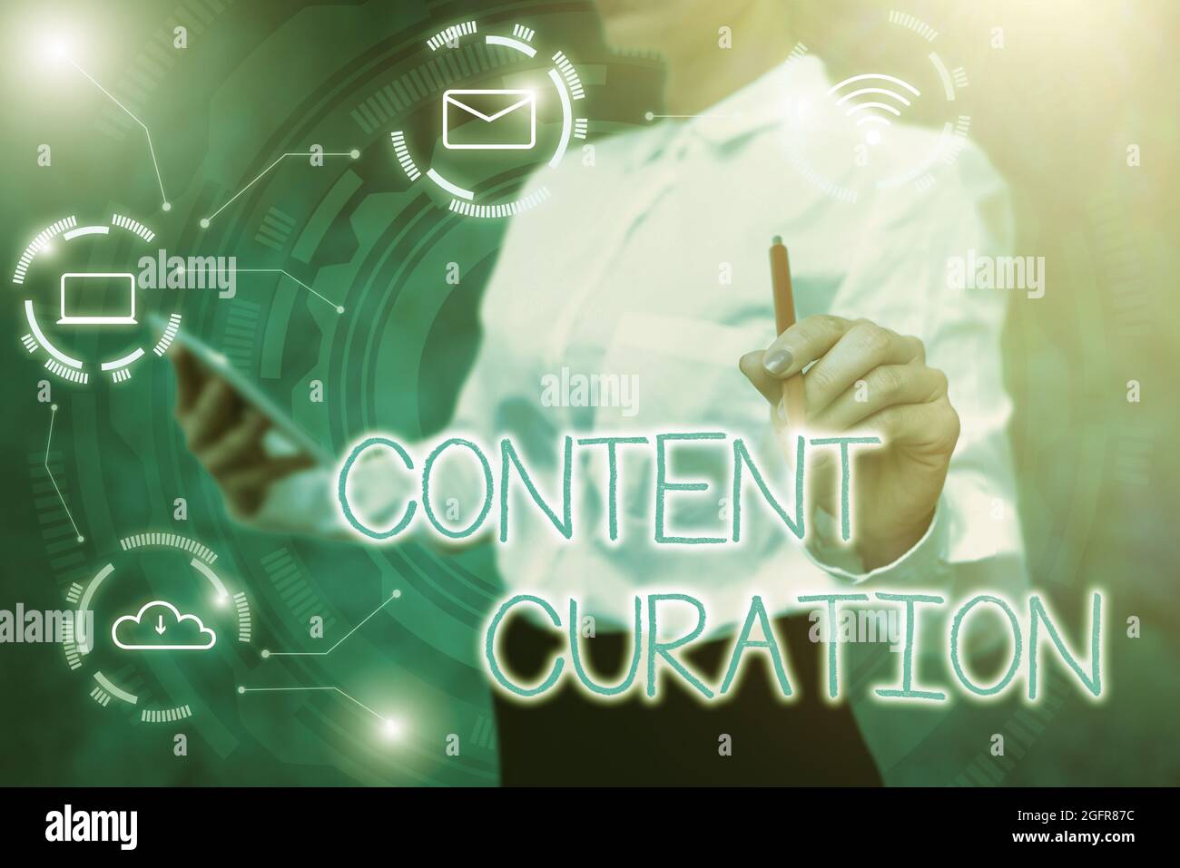 Inspiration showing sign Content Curation. Conceptual photo process of ...