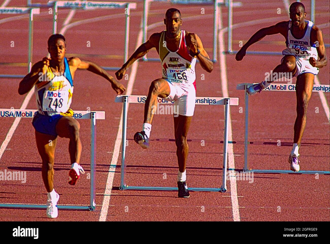 1993 usa outdoor track and field championships hires stock photography