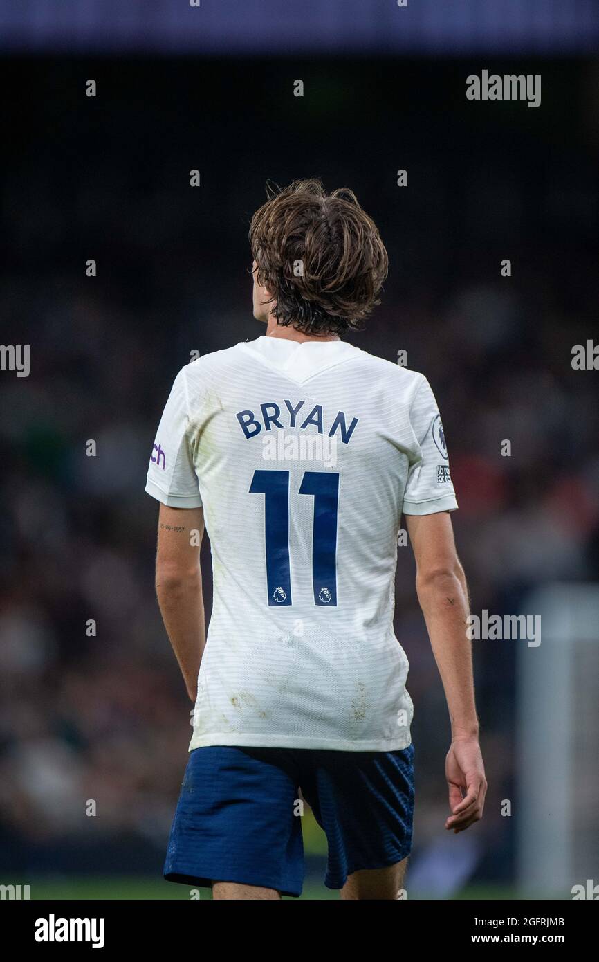 LONDON, ENGLAND - AUGUST 26: Bryan Gil of Tottenham during the UEFA  Conference League Play-Offs Leg Two match between Tottenham Hotspur and  Pacos de F Stock Photo - Alamy