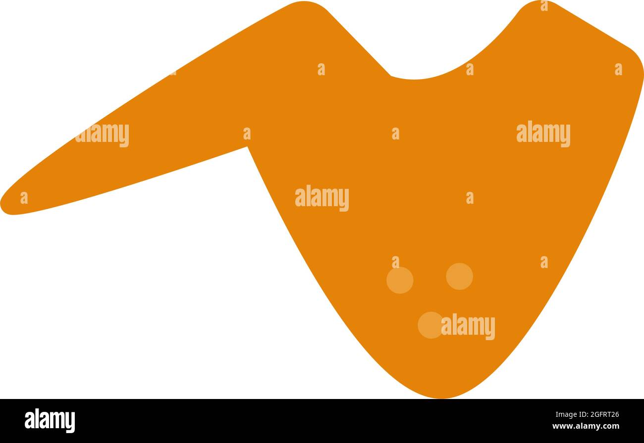 Chicken wings icon. Isolated flat color icon. Vector illustration. Meat ...