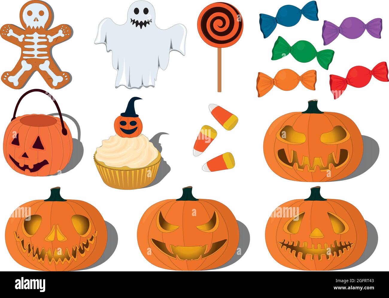 Celebrating all hallows eve Stock Vector Images - Alamy