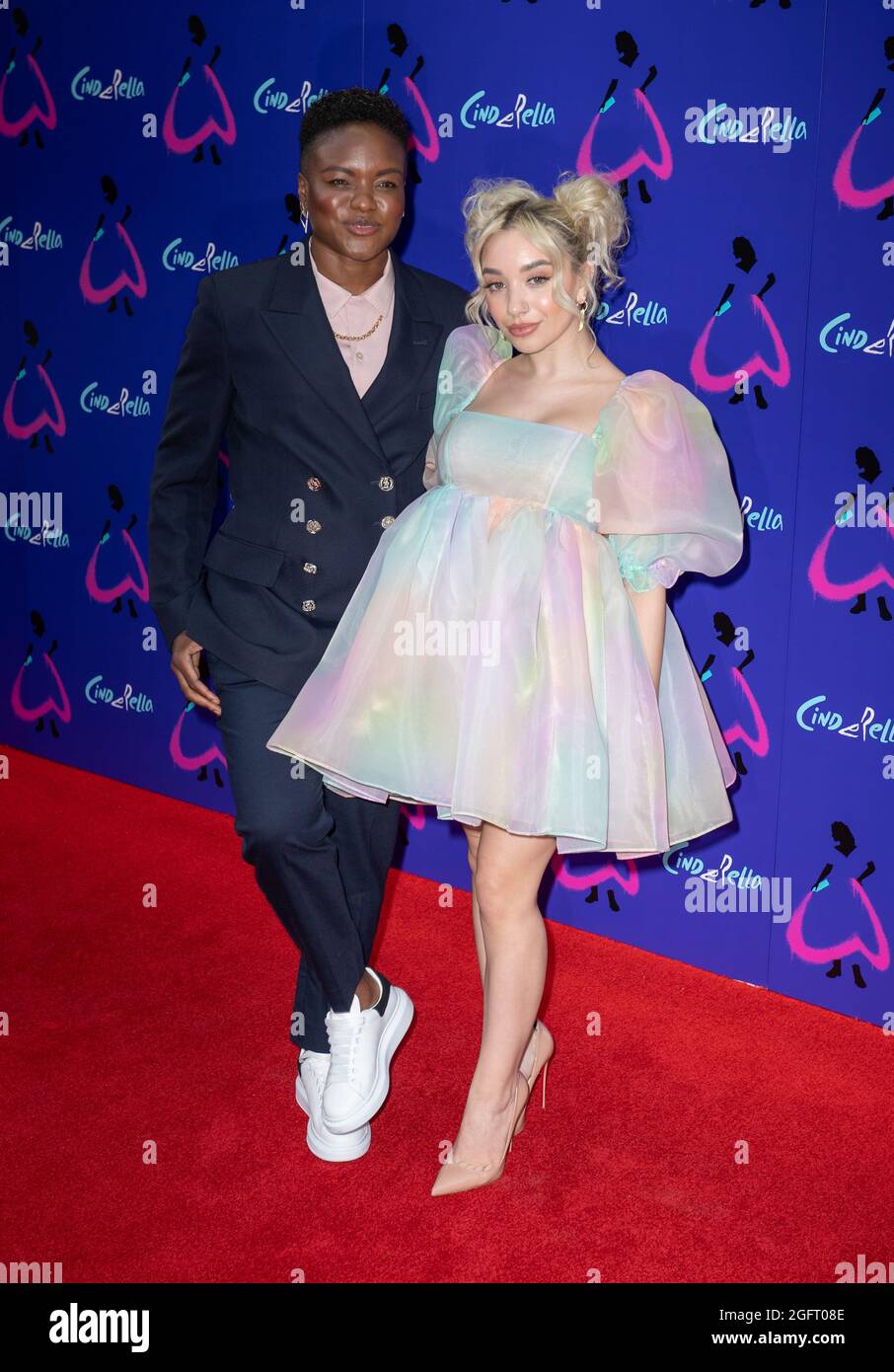 London, UK. 25th Aug, 2021. Nicola Adams and Ella Baig attend Andrew Lloyd Webber's 'Cinderella' at the Gillian Lynne Theatre. Credit: SOPA Images Limited/Alamy Live News Stock Photo