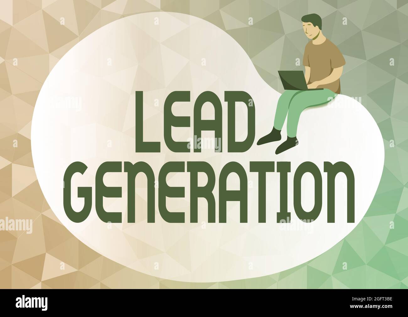 Handwriting text Lead Generation. Conceptual photo process of ...