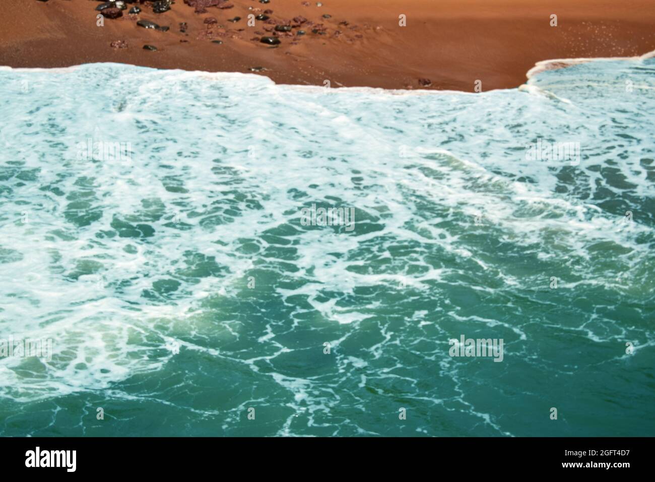 Ocean-Sea Waves and Sky Blue Landscape Background Stock Photo - Alamy
