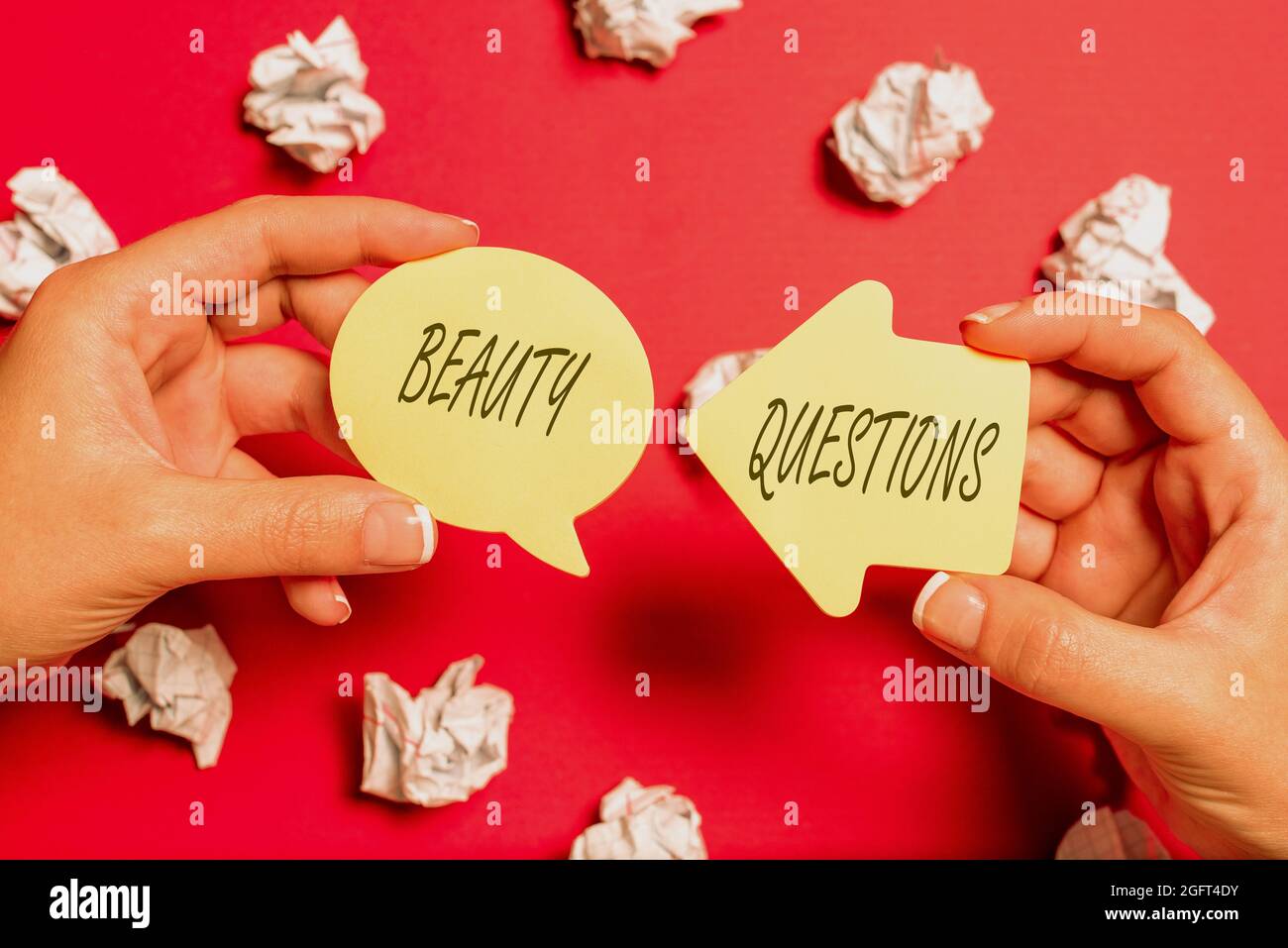 Sign Displaying Beauty Questions Concept Meaning A Sentence Or Phrase Used To Find Out Information Brainstorming Problems And Solutions Asking Stock Photo Alamy