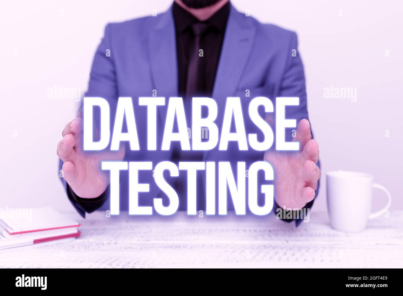 Inspiration showing sign Database Testing. Word for involves the retrieved values from the database by the web Discussing Important Idea Presenting Stock Photo