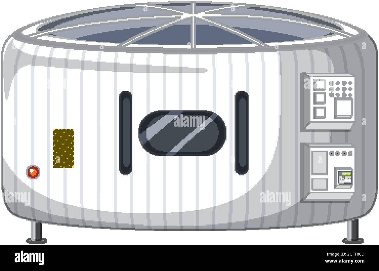 Space station on white background illustration Stock Vector Image & Art ...