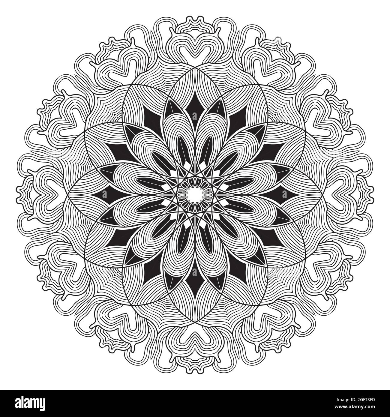 Islamic Arabesque Coloring Pages