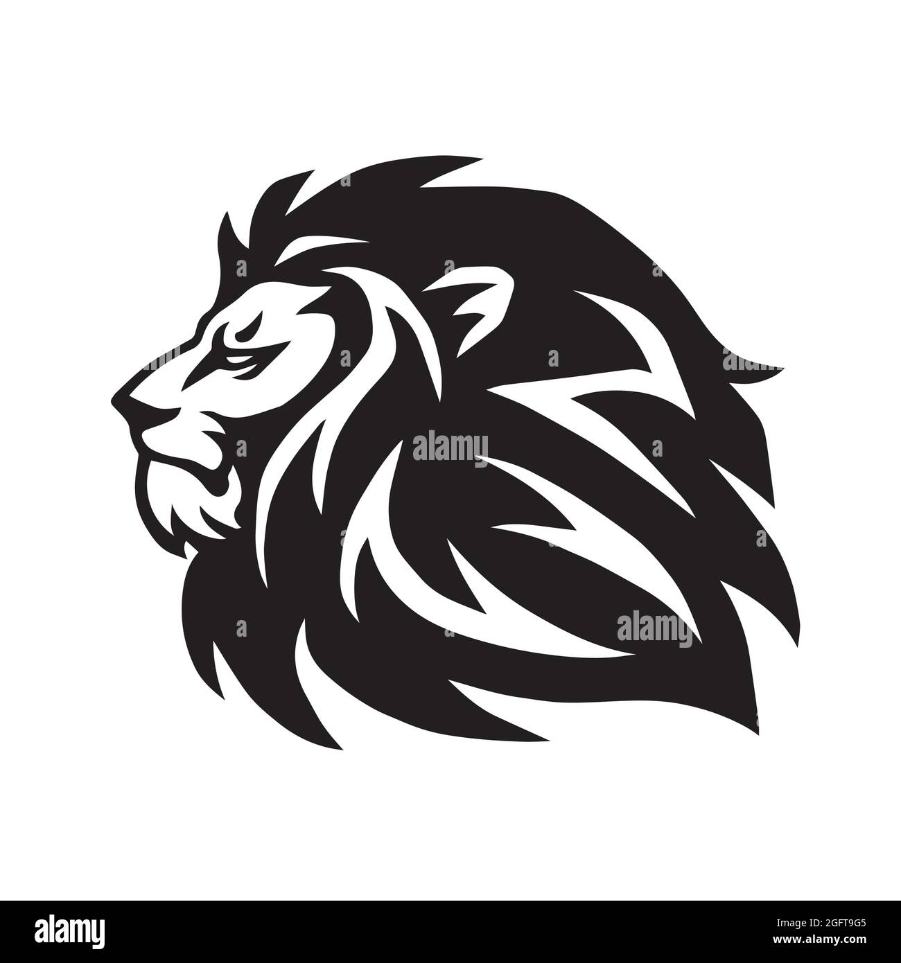 Lion Head Vector Icon Logo Template Design Stock Vector Image & Art Alamy