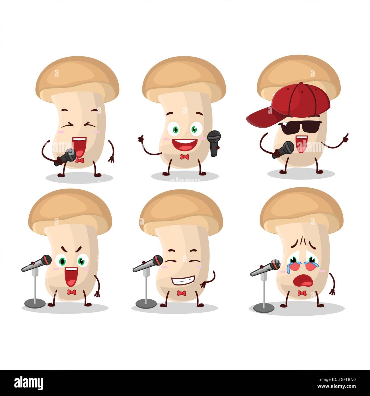 A Cute Cartoon design concept of slice enokitake singing a famous song. Vector illustration Stock Vector Image & Art - Alamy A Cute Cartoon design concept of slice enokitake singing a famous song. Vector illustration Stock Vector Image & Art - Alamy