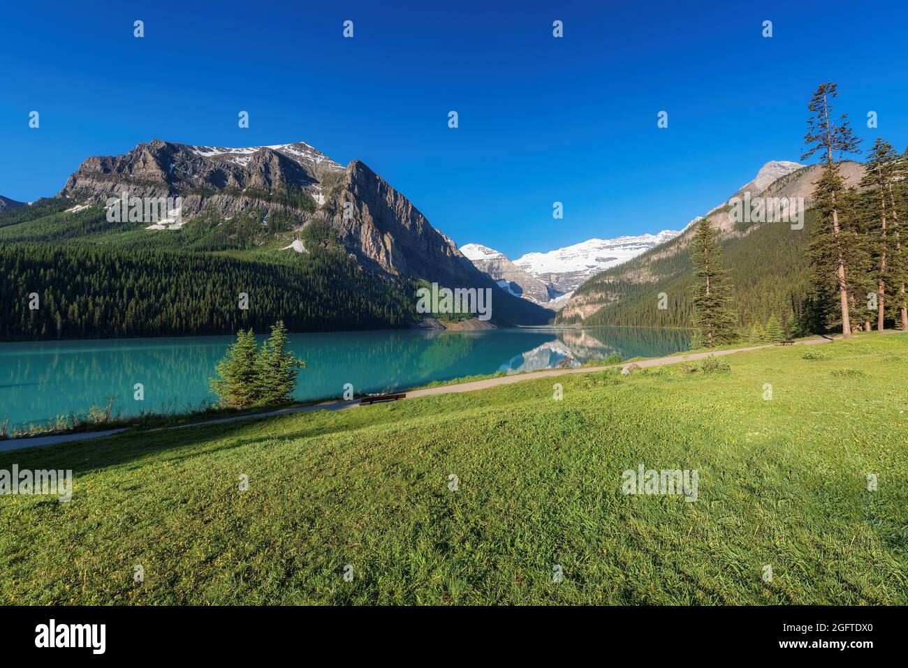 Lake Louise in Banff National Park, AB, Canada Stock Photo - Alamy