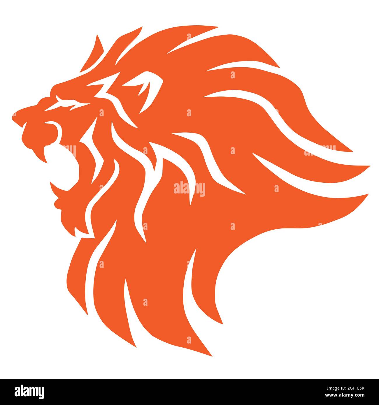 Roaring Lion Head Logo Vector Icon Design Stock Vector Image & Art Alamy