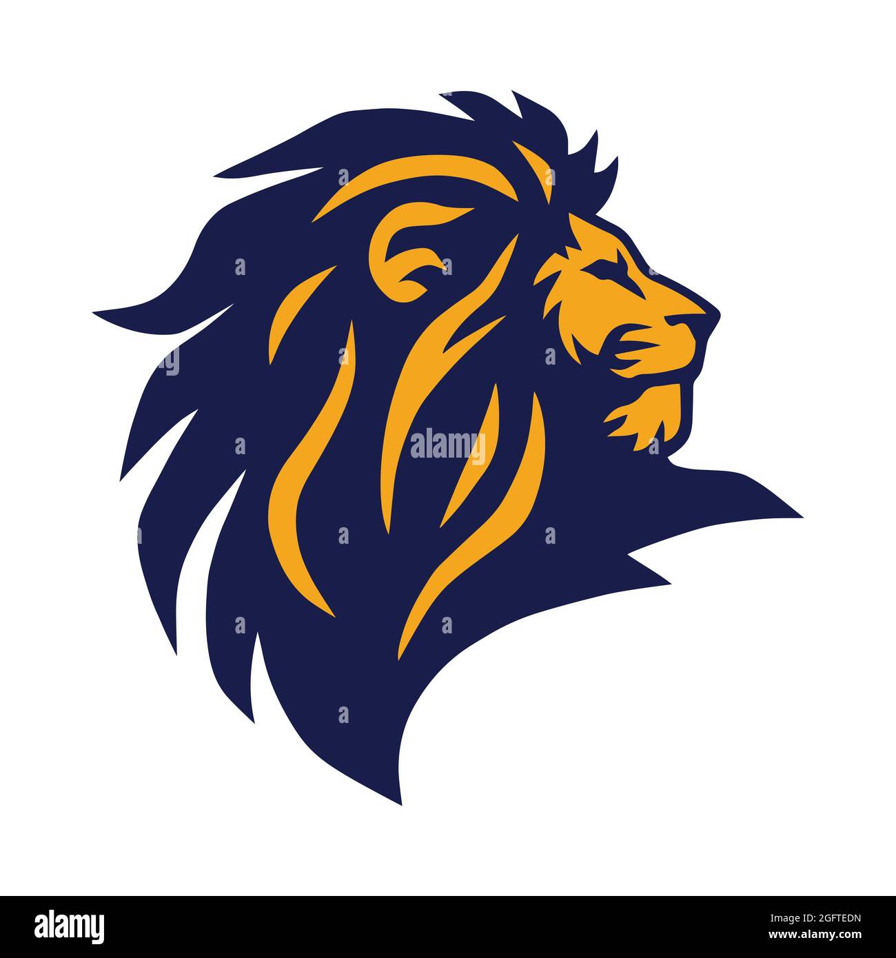 Lion Head Logo Vector Icon Mascot Design Stock Vector Image & Art - Alamy