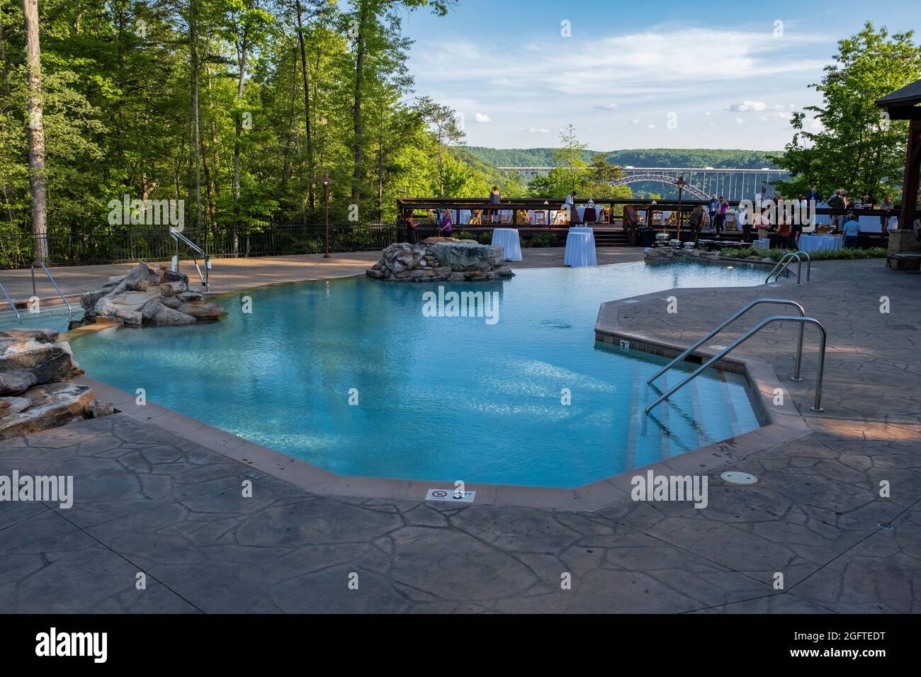 West Virginia. Swimming Pool, Adventures on the Lodge, New River