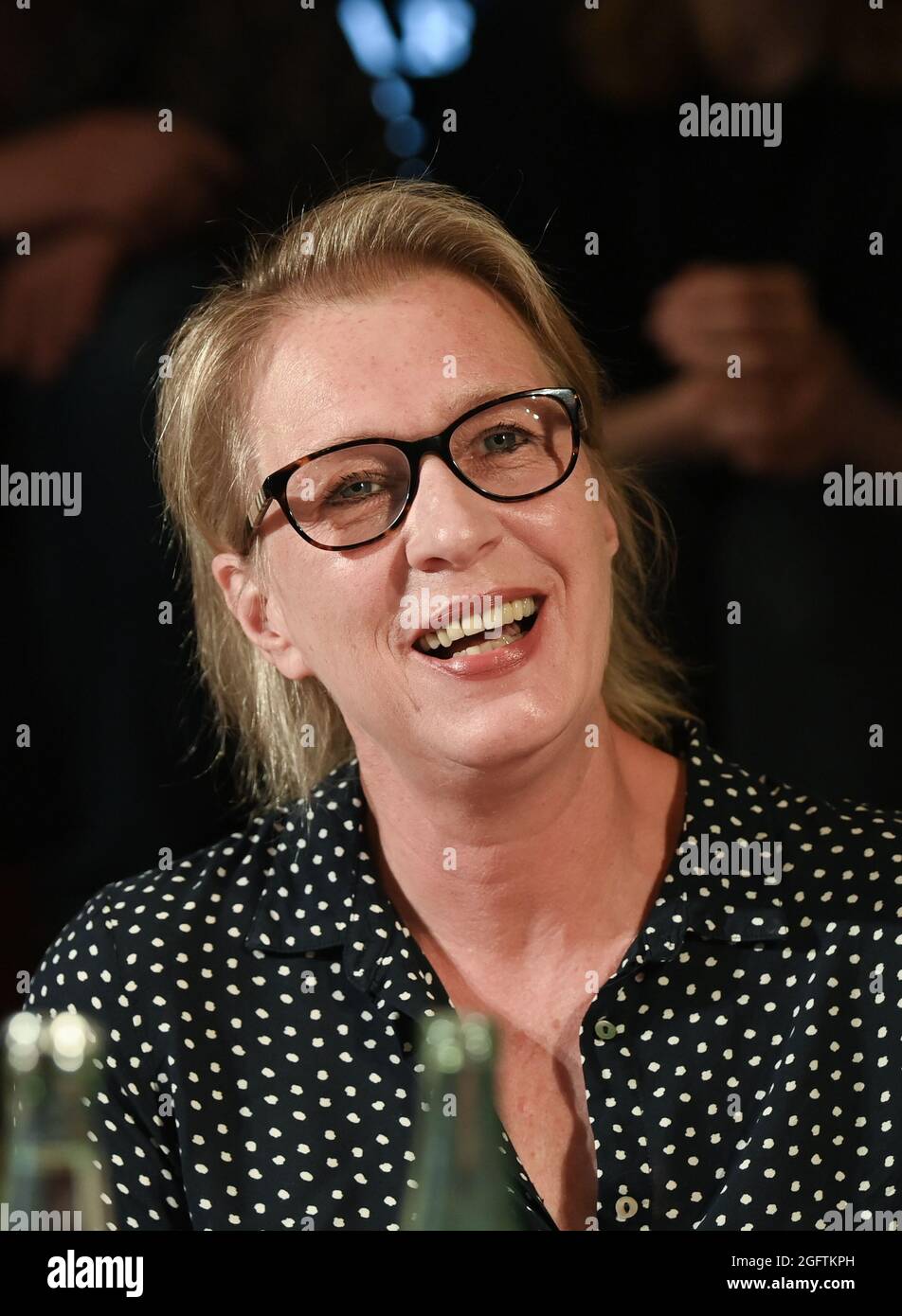 Berlin, Germany. 24th Aug, 2021. Actress Maria Hartmann at a press