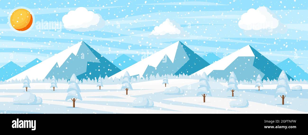 Winter Christmas Background Stock Vector Image & Art - Alamy