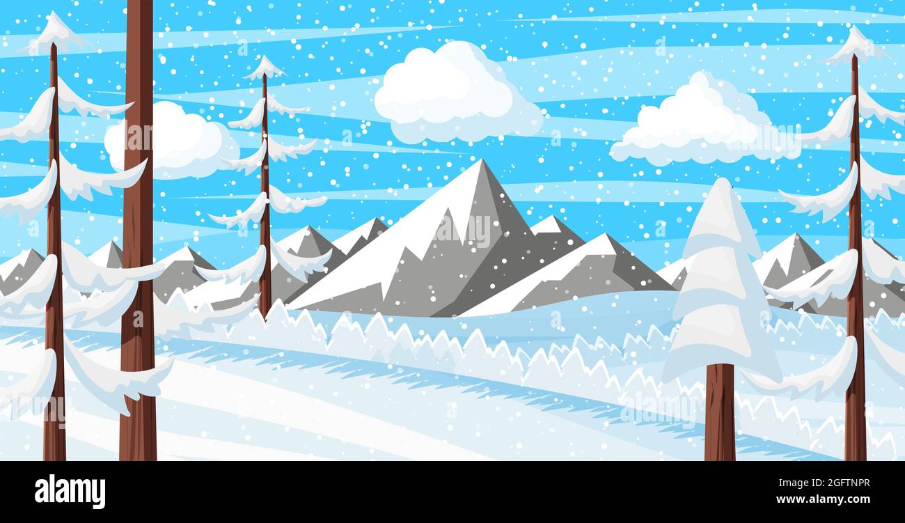 Winter Christmas Background Stock Vector Image & Art - Alamy