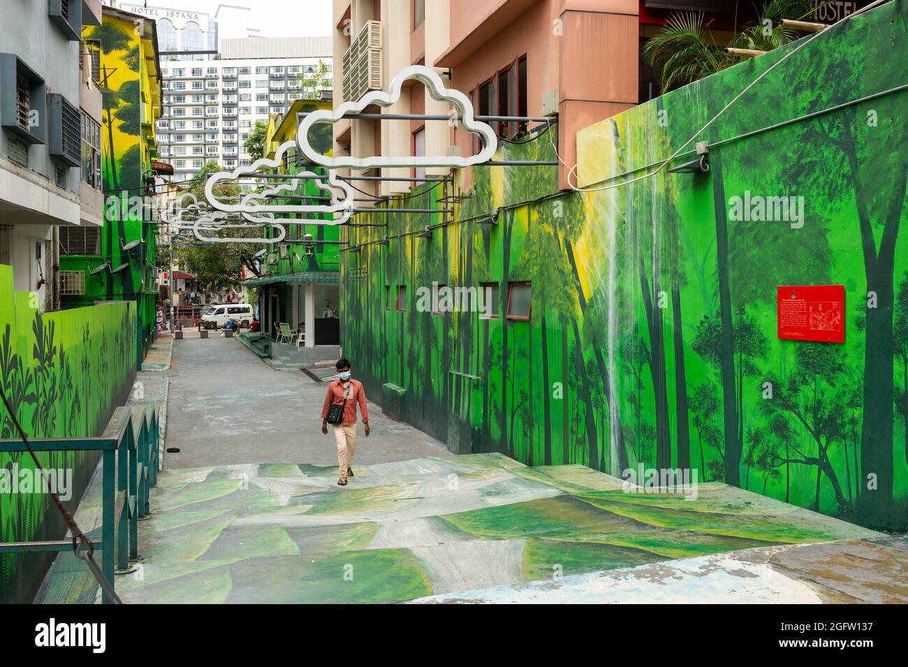 Kuala Lumpur Street Art Stock Photo Alamy