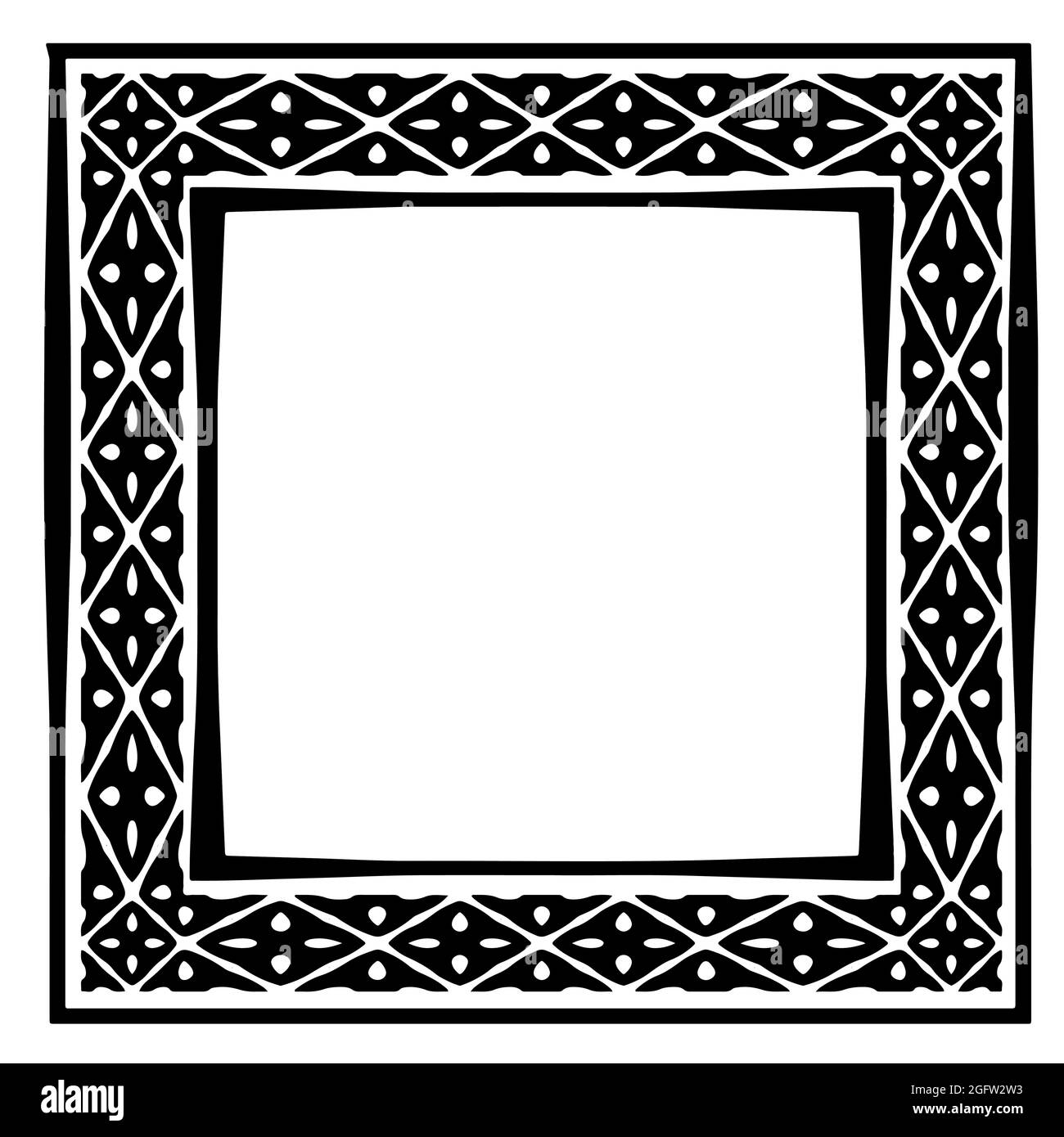 Decorative line art frames for design template. Elegant element for