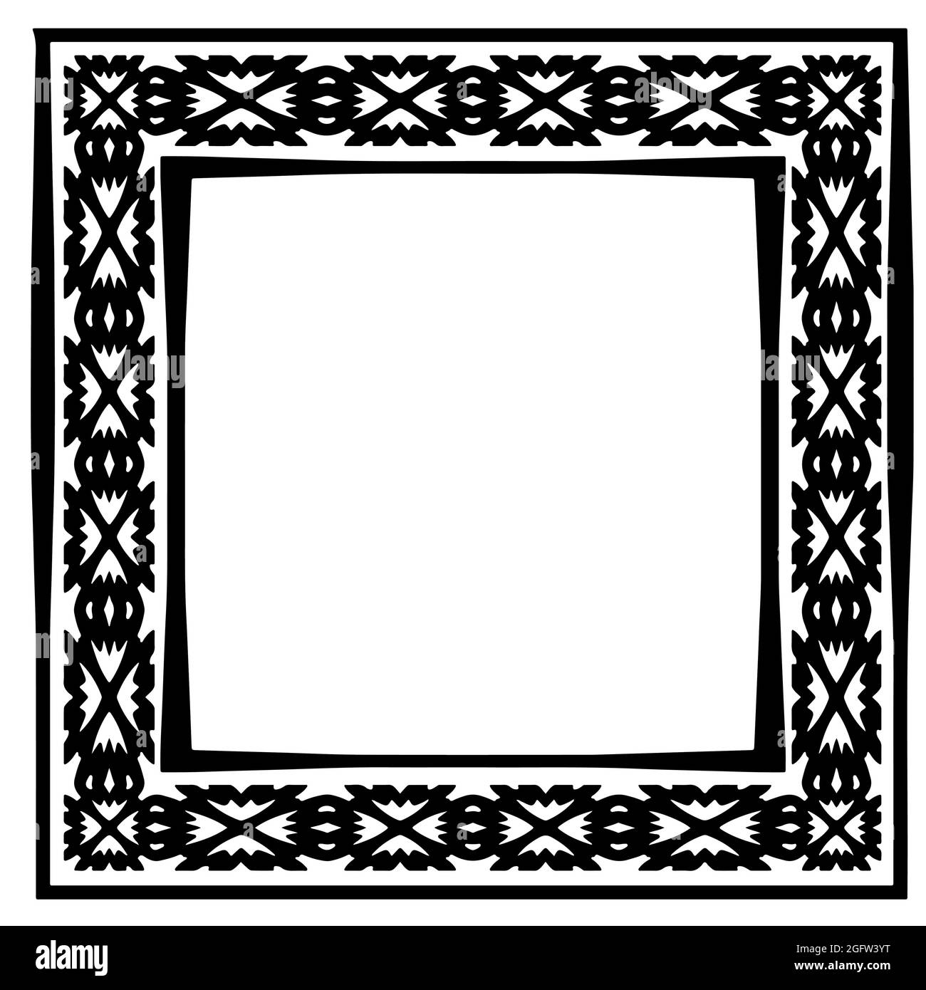 Decorative line art frames for design template. Elegant element for