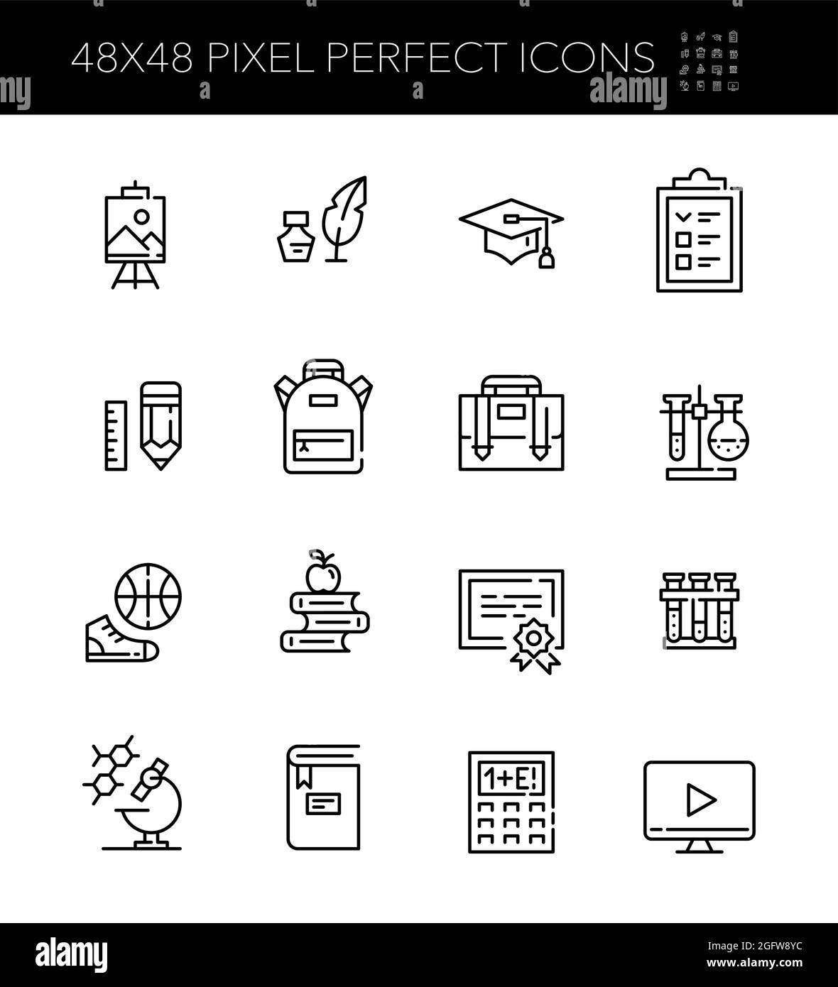 School arts building Stock Vector Images - Alamy