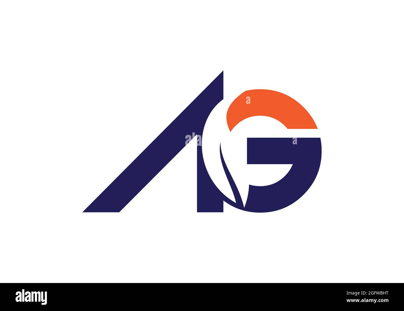 Letter AG Logo With Creative Modern Business Typography Vector Template ...