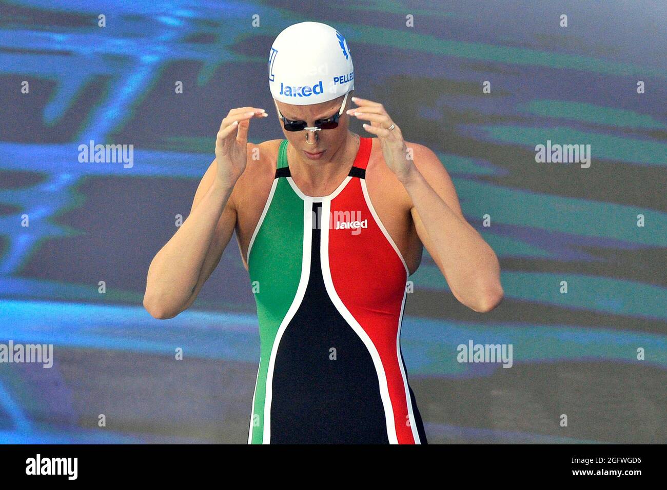 Federica Pellegrini Italian swimmer, during the International Swimming