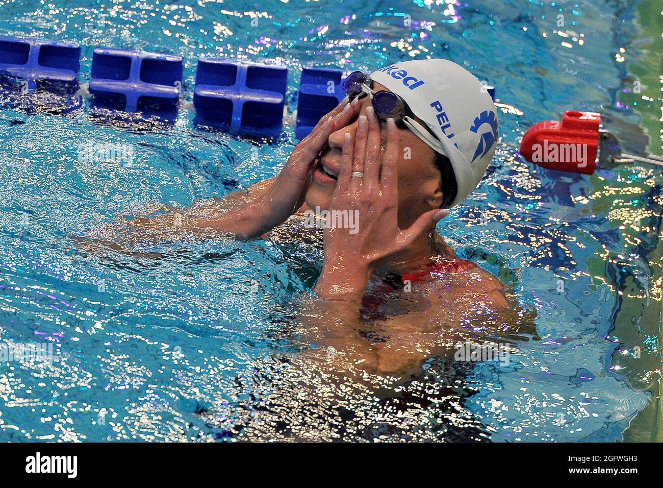 Federica Pellegrini Italian swimmer, during the International Swimming