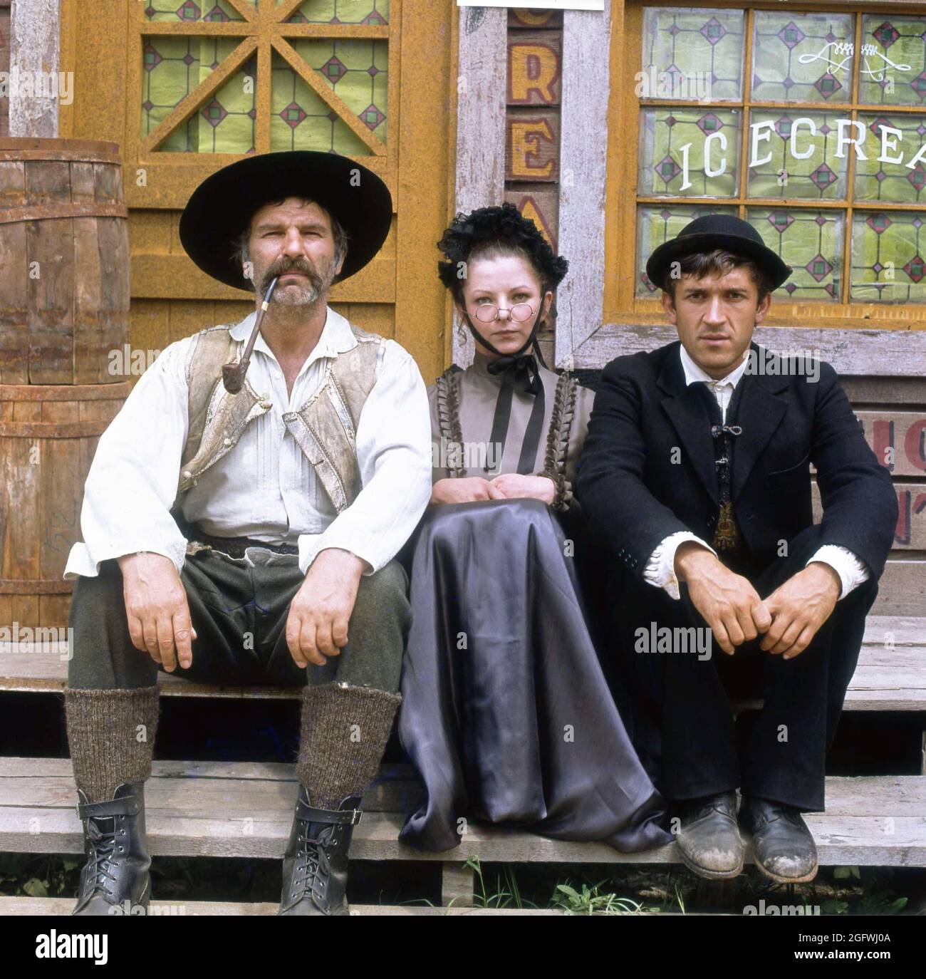 Romanian Actors Ilarion Ciobanu Mariana Mihuț Mircea Diaconu In The Movie Profetul Aurul Si Ardelenii The Prophet The Gold And The Transylvanians 1978 Stock Photo Alamy
