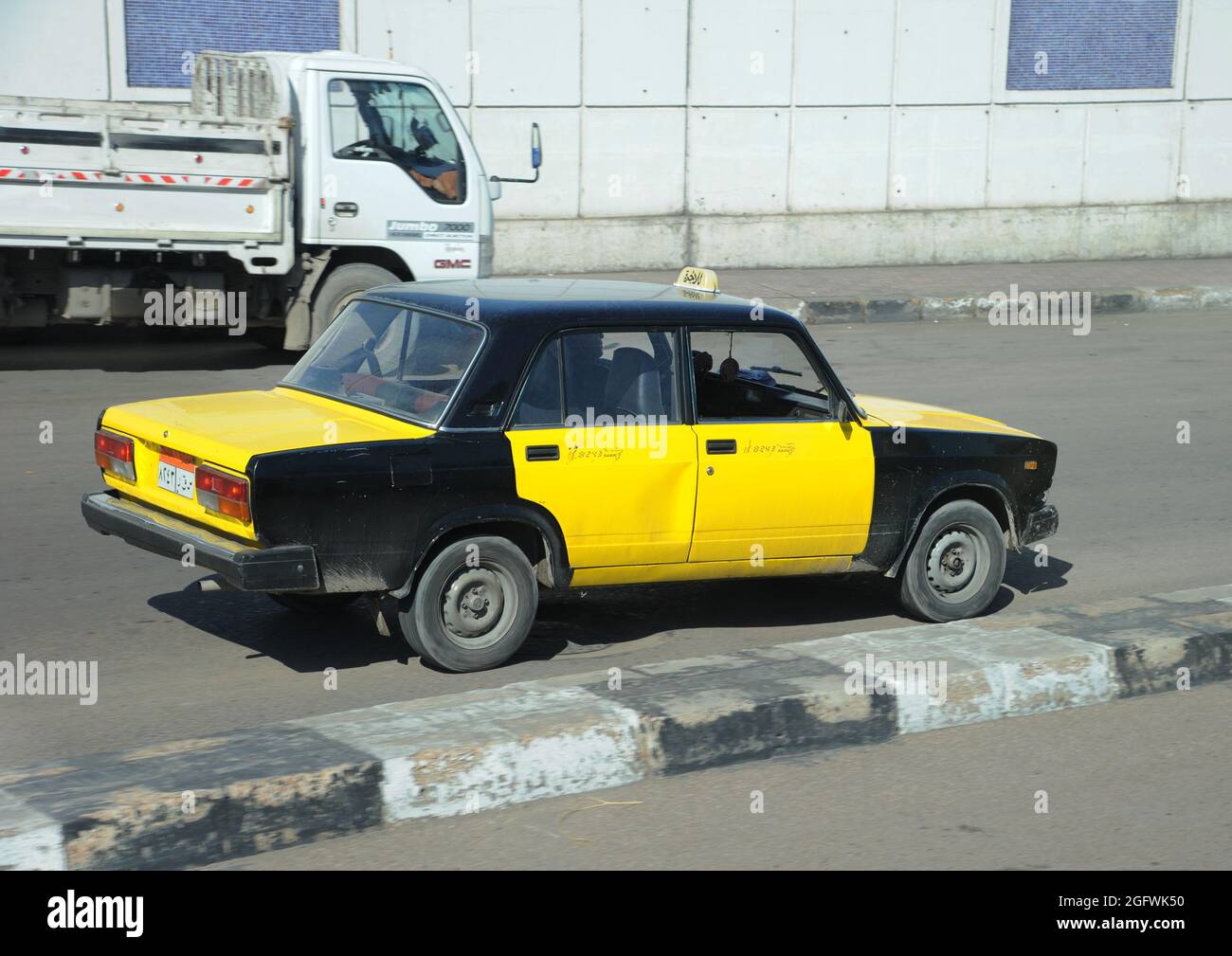 Taxi Cab, Cairo, Egypt© Photo by Richard Walker Stock Photo