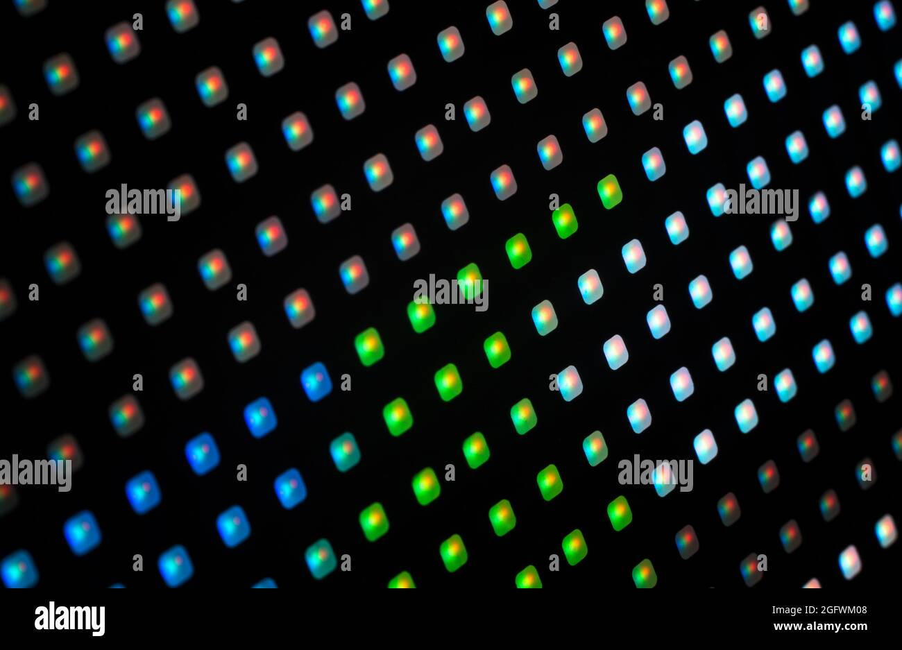 pixels of modern LED screen close-up Stock Photo - Alamy