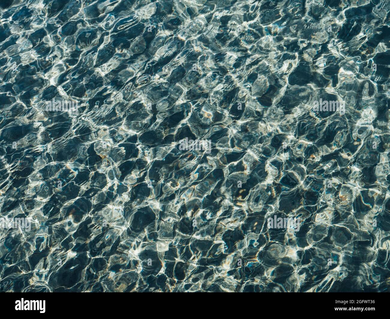 Full frame of water surface Stock Photo