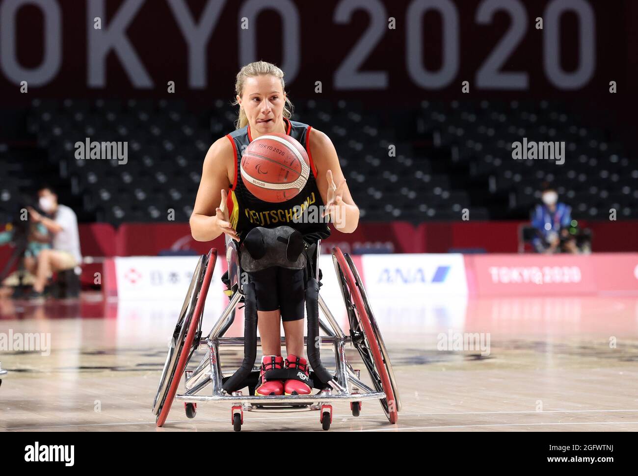 Tokyo 2020 Paralympic Games - Wheelchair Basketball - Women's Preliminary  Round Group A - Britain v Germany - Musashino Forest