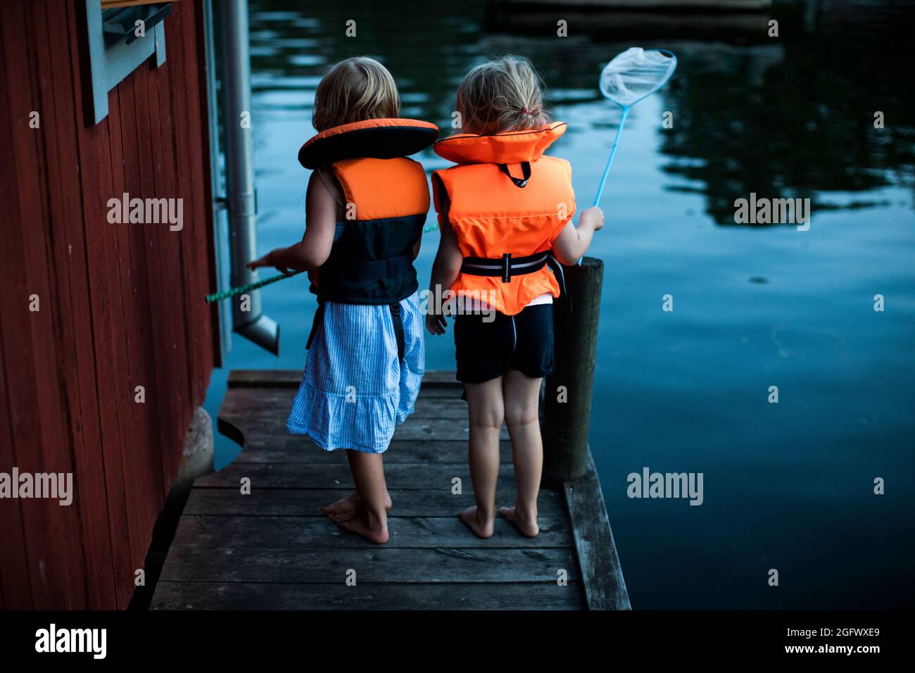 Girls wearing life jackets on hires stock photography and images Alamy