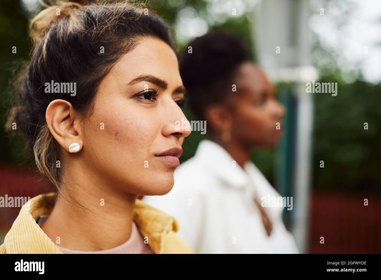 Young woman looking away Stock Photo