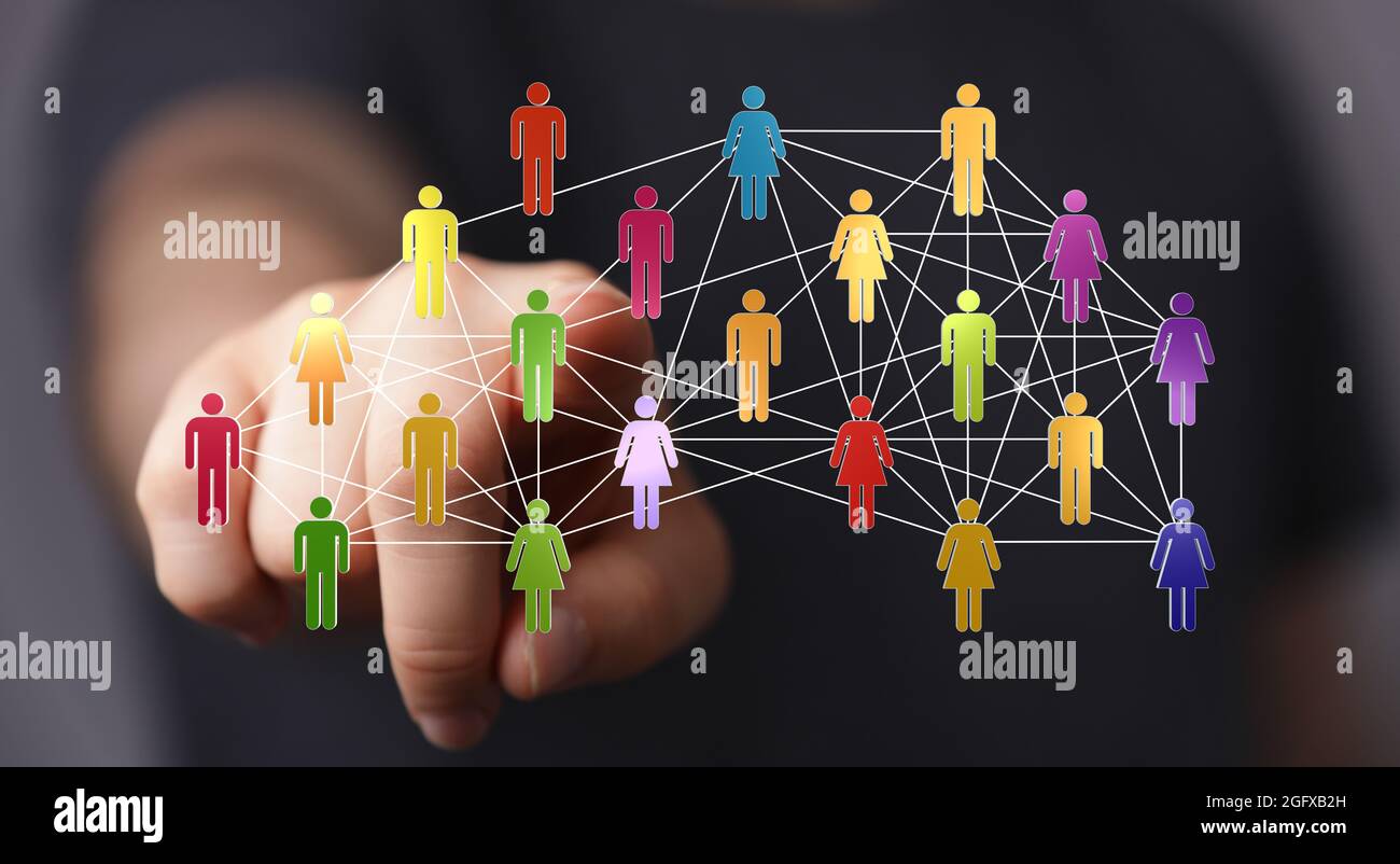 Unity Group Work Unity group and teamwork concept digital Stock Photo - Alamy