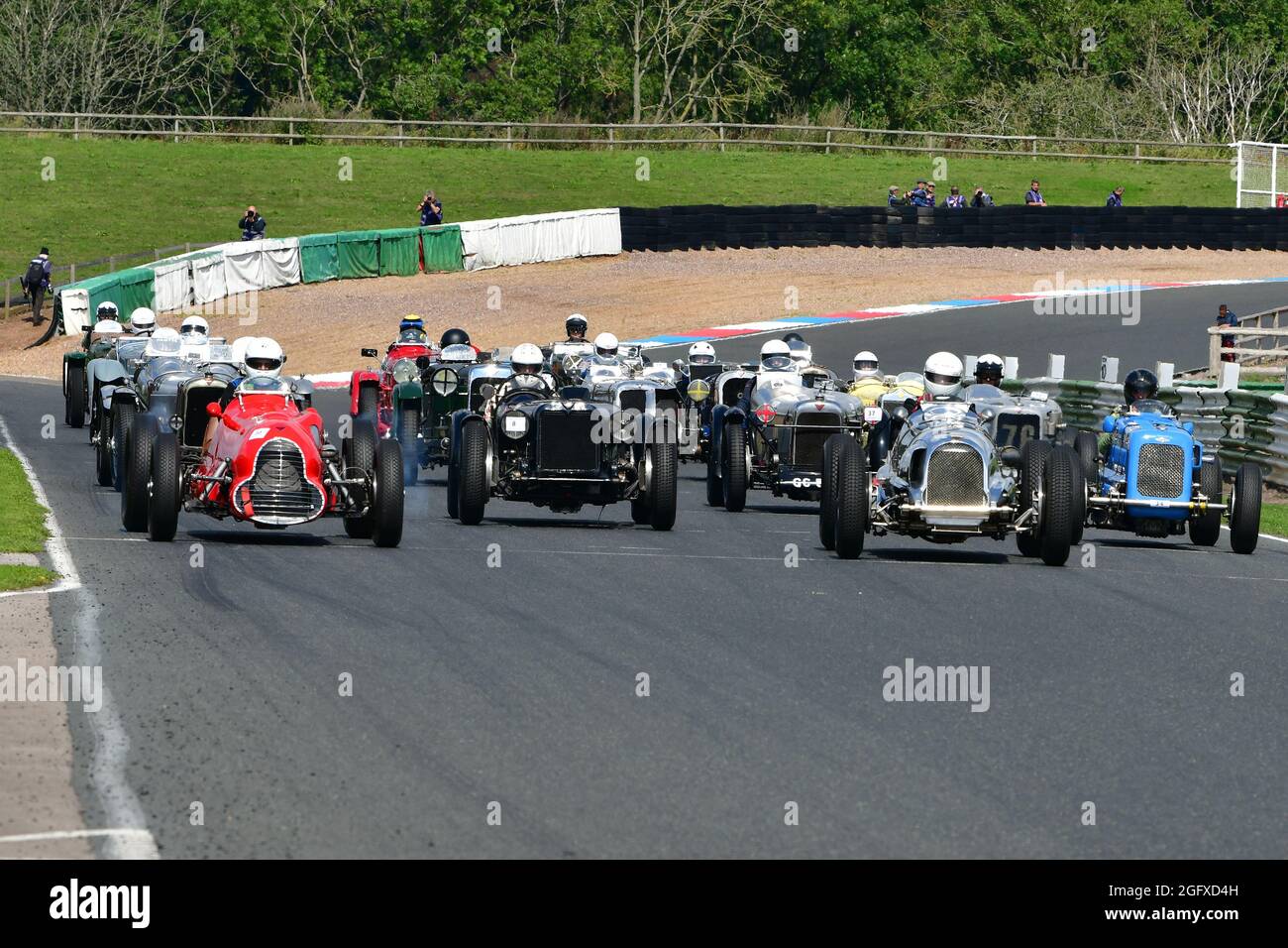 The start, Alvis Centenary Race, Bob Gerard Memorial Trophy races ...