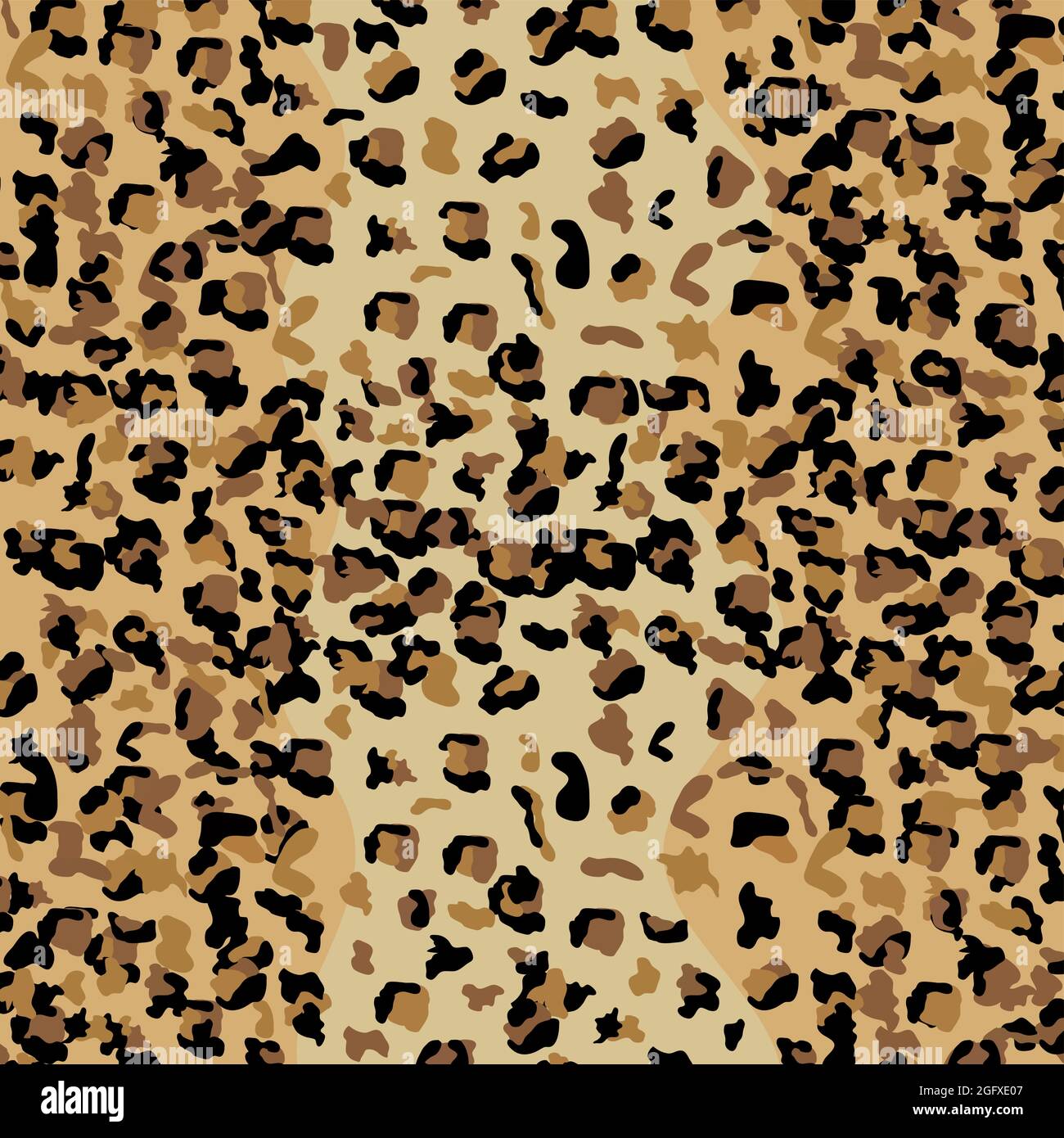 Fashionable Leopard Seamless Pattern. Stylized Spotted Leopard Skin ...