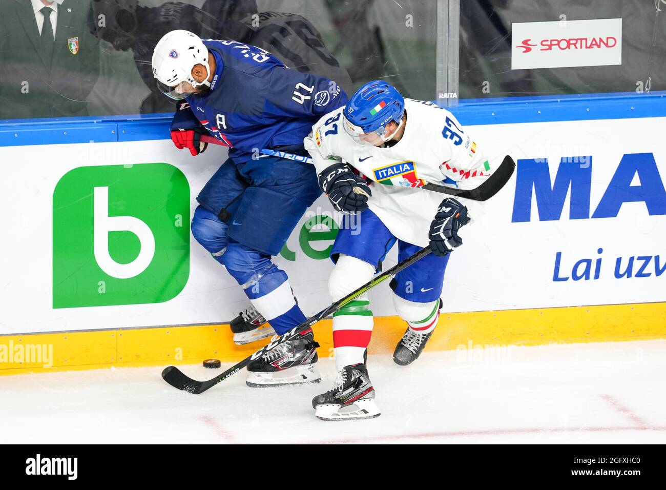 Edouard Riga Riga, Arena Riga, Olympic Qualification, Latvia. 27th Aug, 2021. Italy ...