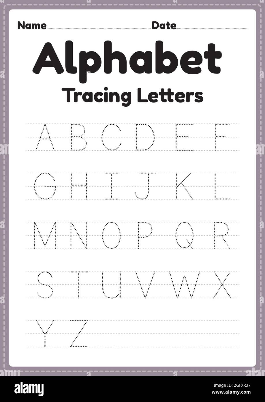 Abc worksheet hi-res stock photography and images - Alamy