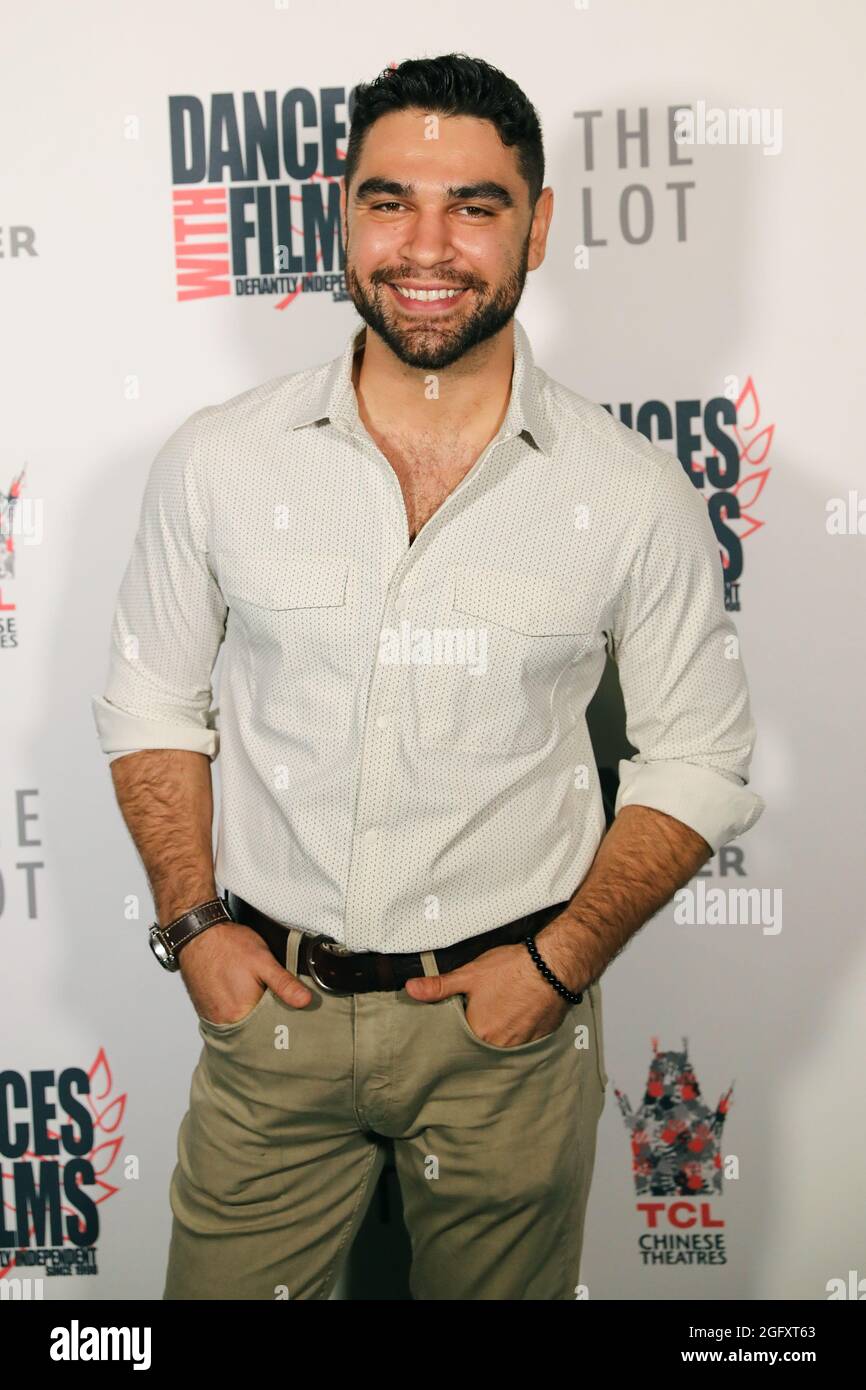 Los Angeles, USA. 26th Aug, 2021. George Lako arrives at the premiere of 'The Art of Protest' at TCL Chinese Theater in Los Angeles, California on August 26, 2021. (Photo by Conor Duffy/Sipa USA) Credit: Sipa USA/Alamy Live News Stock Photo